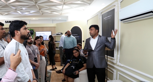 삼성전자, 인도서 비스포크 온라인카지노 합법 유니88벳 가전 연결한 '온라인카지노 합법 유니88벳 홈' 시연