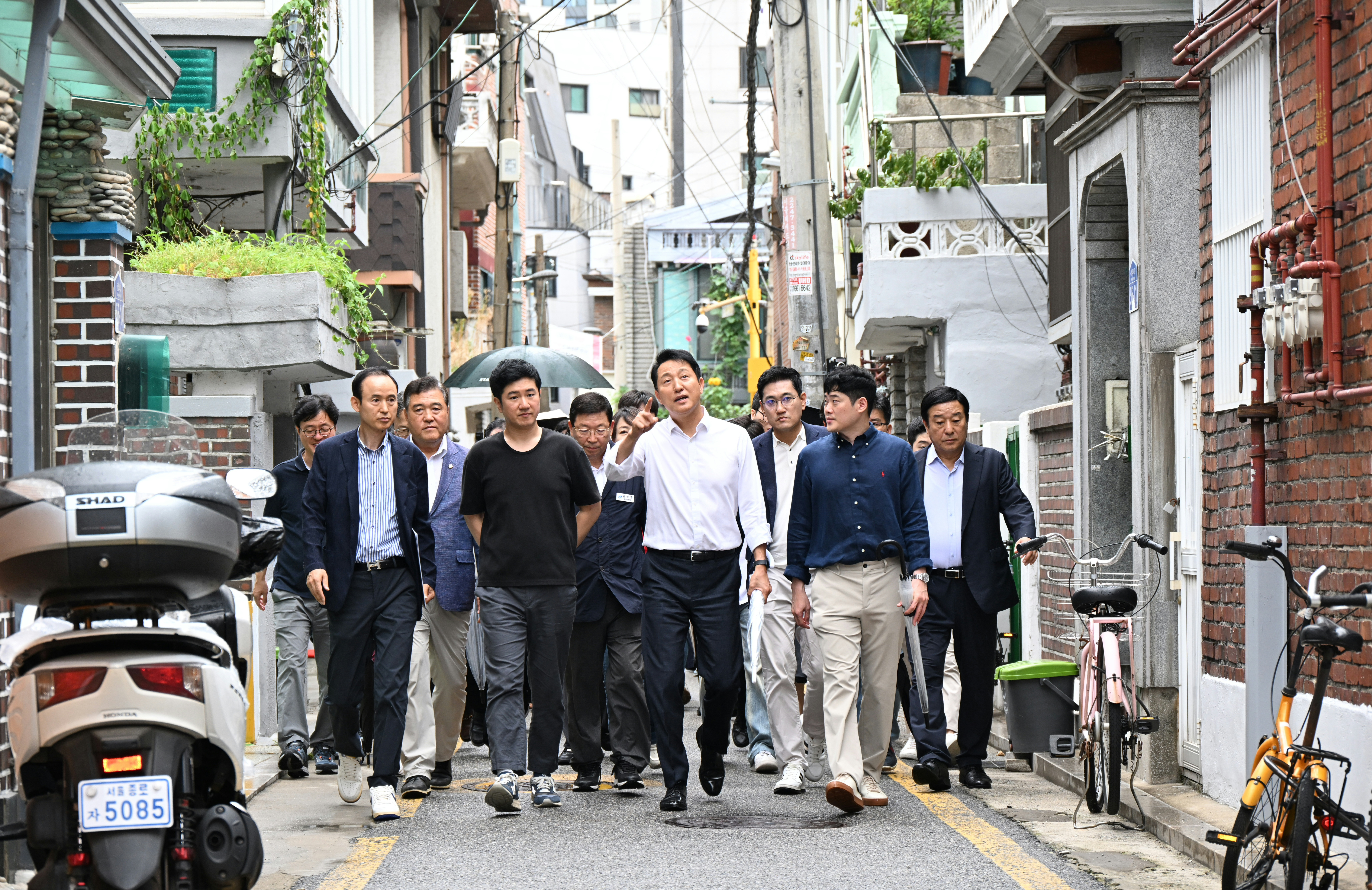 오세훈, 자양4동 재개발현장 방문…"주택공급 가속화"
