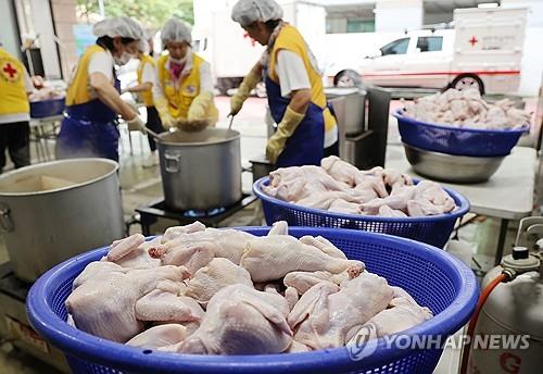 초복 '삼계탕' 끓이려면 1인분에 9천원…재료비 오름세