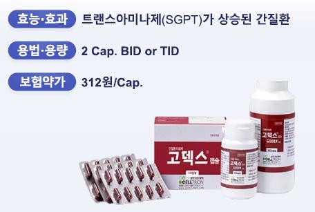 셀트리온 간장질환용제 '고덱스', 3년 만에 처방액 최고