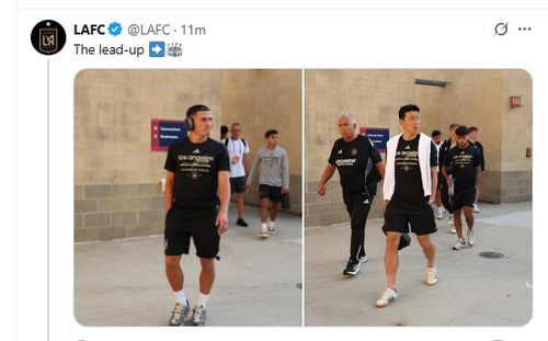 LAFC 손흥민, 시카고전 교체 명단 포함…이적 데뷔전 임박