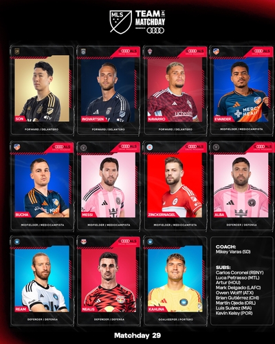 손흥민, 온라인카지노 사이트와 함께 MLS 라운드 베스트11 선정
