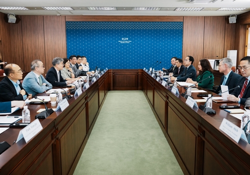 미국 상원의원-조선 3사 간담회…미국에 규제 완화 당부