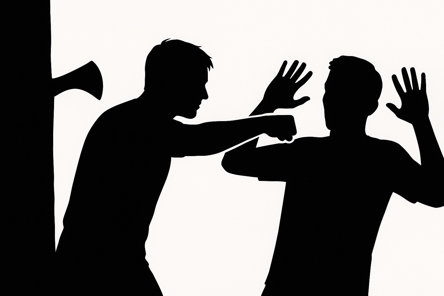 나무에 흉기 찍은 스토킹범…"벌레 잡으려 그랬다" 황당 해명