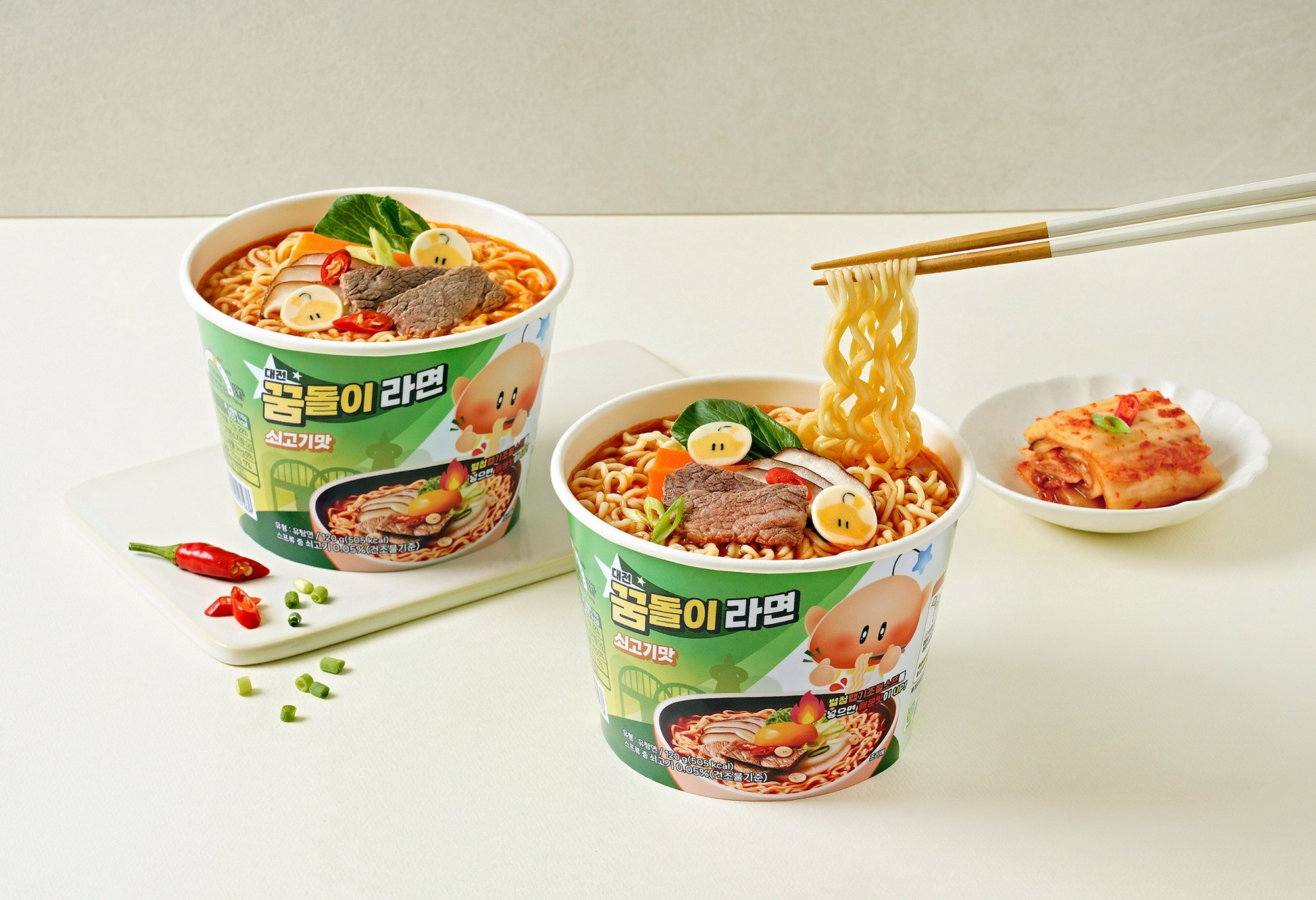 "온라인 카지노 불법의 맛을 한 컵에" 온라인 카지노 불법시, 꿈돌이 컵라면 출시
