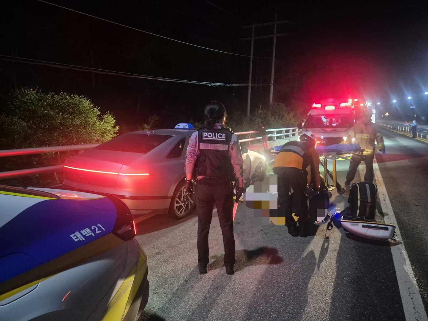 <em class='find'온라인카지노 산타카지노</em 태백서 택시 가드레일 들이받아…운전자 사망