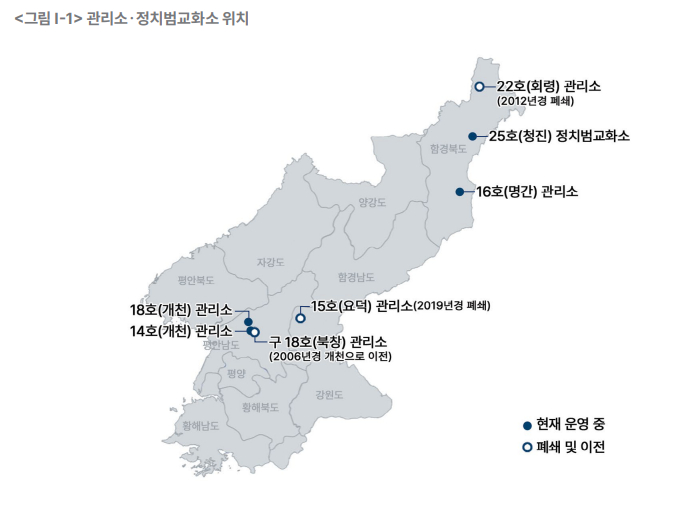 "북한, 정치범수용소 4개 운영…최대 6만5천명 수감"