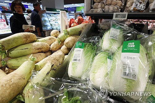 물가협회 "올해 김장비용 38만원…작년보다 10% 내려"