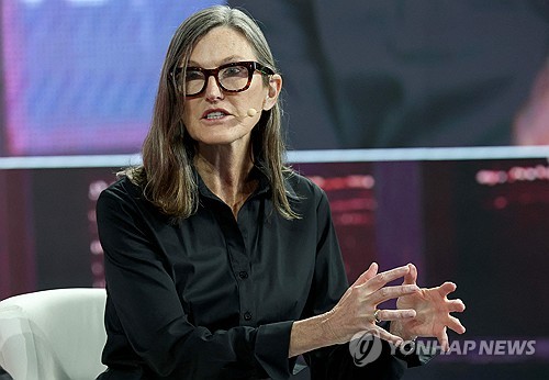 캐시 우드, 비트코인 강세전망 20% 하향…"스테이블코인이 빼앗아"