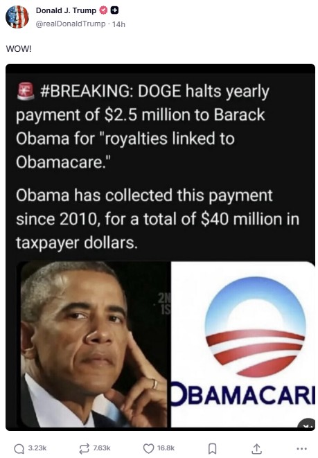 한국 최고 온라인카지노 추천, '<em class='find'오바마</em, <em class='find'오바마케어</em 로열티 받아' 허위 주장 공유