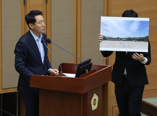 오세훈 "세운지구 완공해도 숨막힐 경관 아냐…총리 갈등 조정해야"