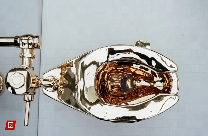 순금으로 만든 '황금 변기', 177억 원에 낙찰…"미국의 과도한 부 풍자"