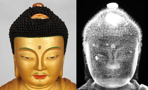 구미 대둔사 불상 '속' 들여다보니…"1295년 제작 기록 확인"