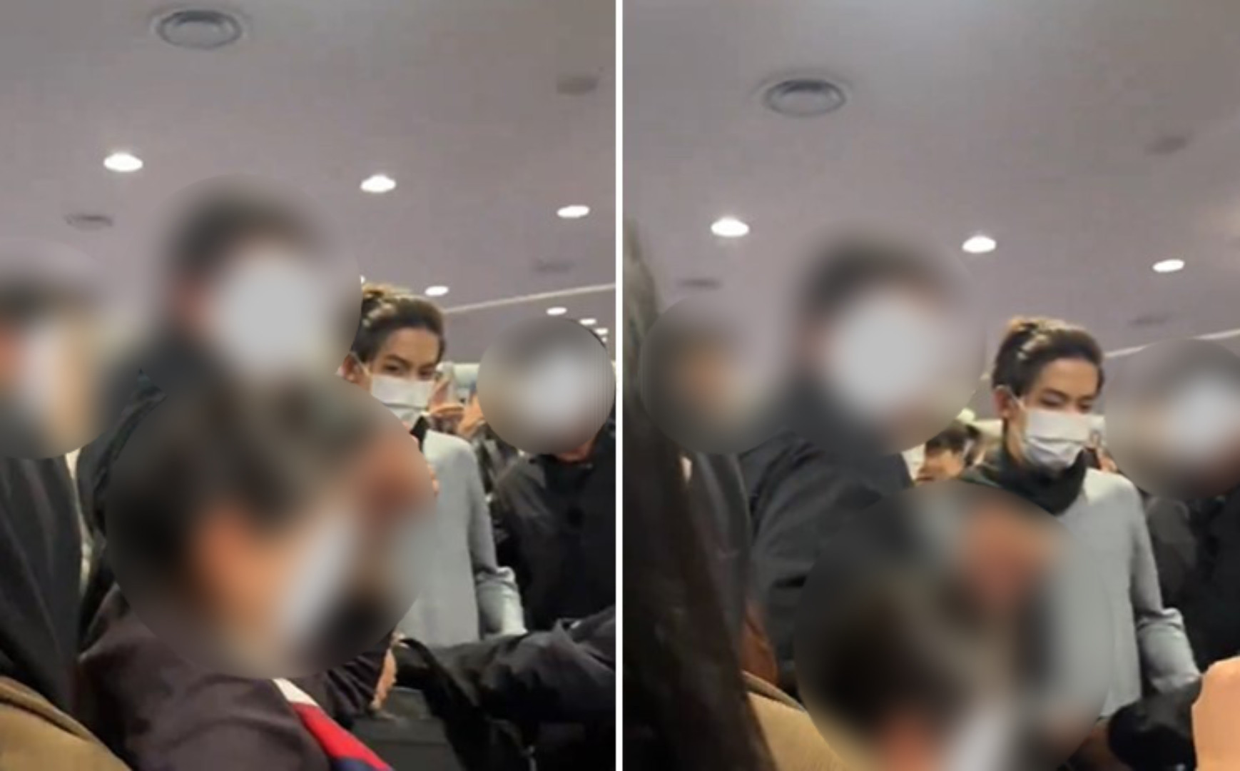 "밀지마세요, 다치잖아요"…코르티스 온라인카지노 합법 유니88벳길 몰린 인파에 승무원 넘어져