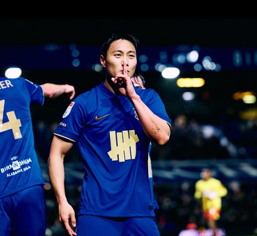 부상 복귀 백승호, 리그 4호골 폭발…버밍엄 승리 견인