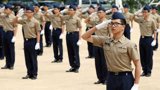 윤영하 소령 모교 주니어 ROTC 창단 <인천