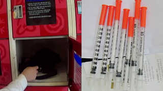 마트 물품보관함 열었더니 <em class='find'필로폰</em 주사기 <부산