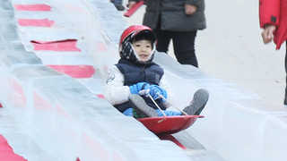 "강추위 덕에 봅슬레이 즐깁니다" <경남