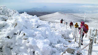 '은빛 세상 속으로'…한라산 설경 '장관'
