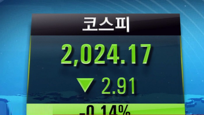 [증시 마감시황] 코스피, 기준금리 인하 속 '출렁'…2,024.17