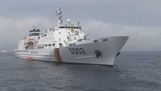 "이어도 해역 지킨다" 5천t급 '이청호함' 취역