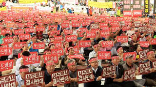 사드배치 후보지들 "절대 못 들어온다"…거센 반발