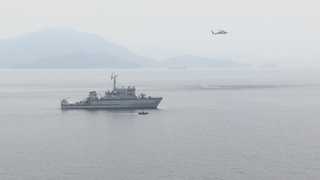 "안전한 항로를 확보하라" 진해만 기뢰전 훈련