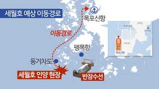 '마지막 항해' 앞둔 세월호…이동경로는?