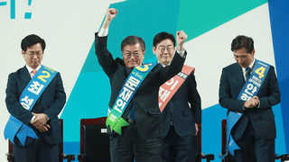 문재인, 호남경선 압승ㆍ대세론 입증…득표율 60.2%
