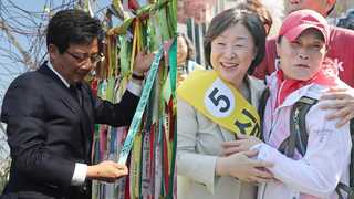 유승민 "안보관 검증해야"…심상정 "색깔론 대선 안돼"