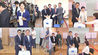 각당 지도부 - 후보자녀들도 총출동…'기선잡기' 후끈