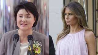 김정숙 여사 '외교 내조'시동…첫 파트너는 멜라니아