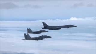 미, B-1B 폭격기 한반도 전개…북 타격 실사격훈련