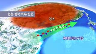 하늘 뚫린 듯 청주에 290mm 물폭탄…원인은?