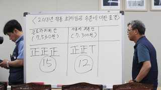 내년도 최저임금 7천530원…'역대 최고 인상액' 기록