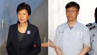 정호성, 박근혜와 법정대면…"잘 모시지 못한 결과" 울먹