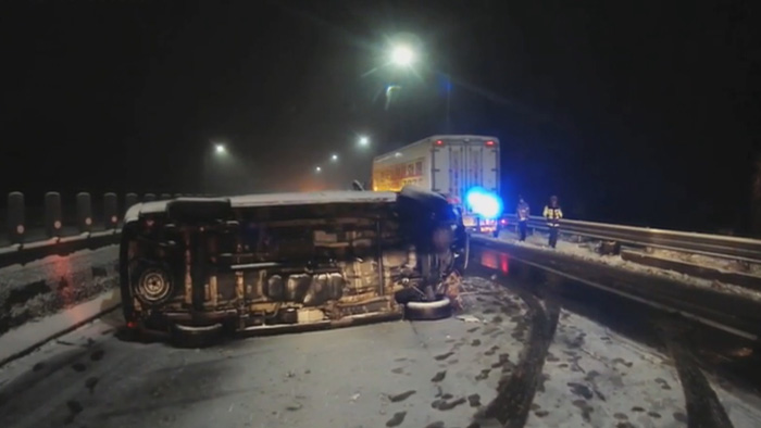서울ㆍ경기지역 오전중 눈길 교통사고 속출