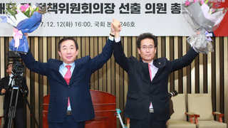 한국당 새 원내대표에 '친홍계' 김성태