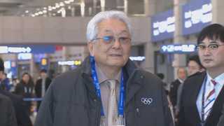장웅 북한 IOC 위원 방한…"평창 올림픽 성공 바라"