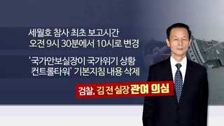 '세월호 보고 조작 의혹' 김장수 26일 소환…결론 임박