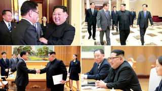 외신들, 韓대북특사단 주목  "올리브가지 받아든 北"