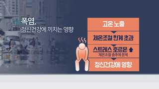 폭염에 정신건강도 위험…"느긋한 마음 가져야"