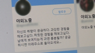 알몸 찍어 SNS에 올리는 '신종 바바리맨' 증가