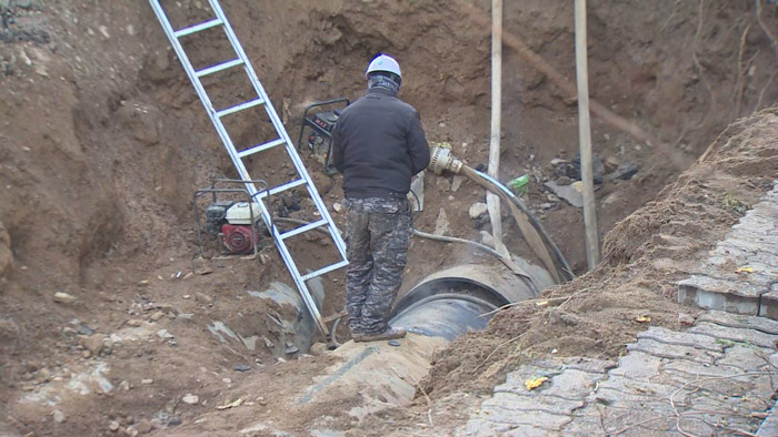 백석역 수송관 파열 임시복구…난방 재개