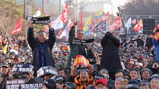 국회 앞 가득 메운 택시 기사들…"카풀 결사반대"