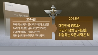 국방백서 발간 해 넘겨…'북한은 적' 표현 삭제
