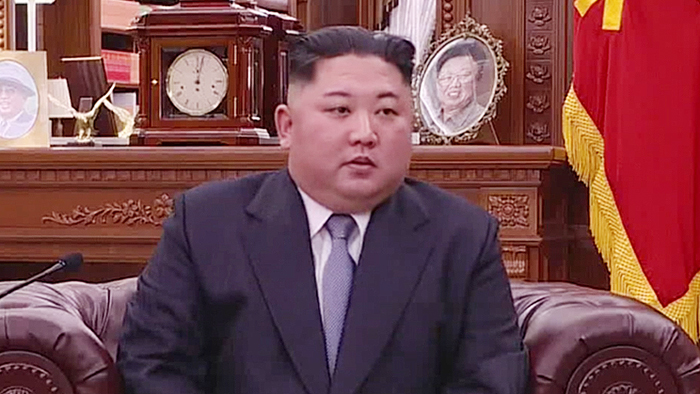 [현장연결] 김정은 신년사…"조선반도 항구적 평화지대로 만들겠다"