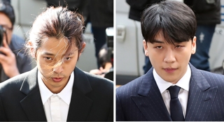 일그러진 스타에 쏟아진 플래시…불리한 질문엔 묵묵부답