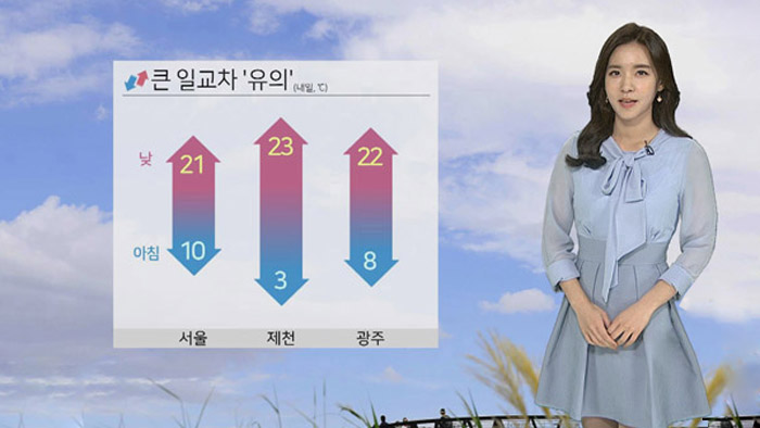 [날씨] 따뜻하지만 일교차 심해…강원영동 건조ㆍ<em class='find'>강풍</em>특보