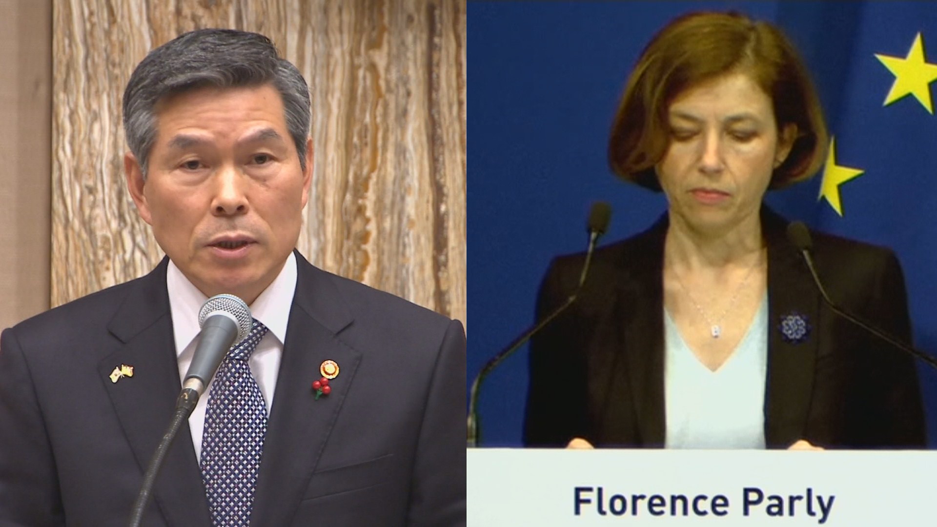 한국 - 프랑스 국방<em class='find'>장관</em> 통화 "한국인 인질 구출 확인"